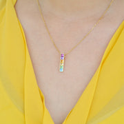 Linear Multicolor Pendant