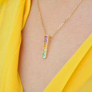 Linear Multicolor Pendant