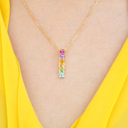 Linear Multicolor Pendant