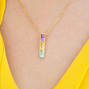 Linear Multicolor Pendant