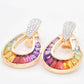 rainbow earrings