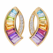 Multi sickle earrings