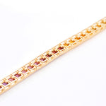 4mm Square Tennis Bracelet