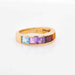 multicolor band ring