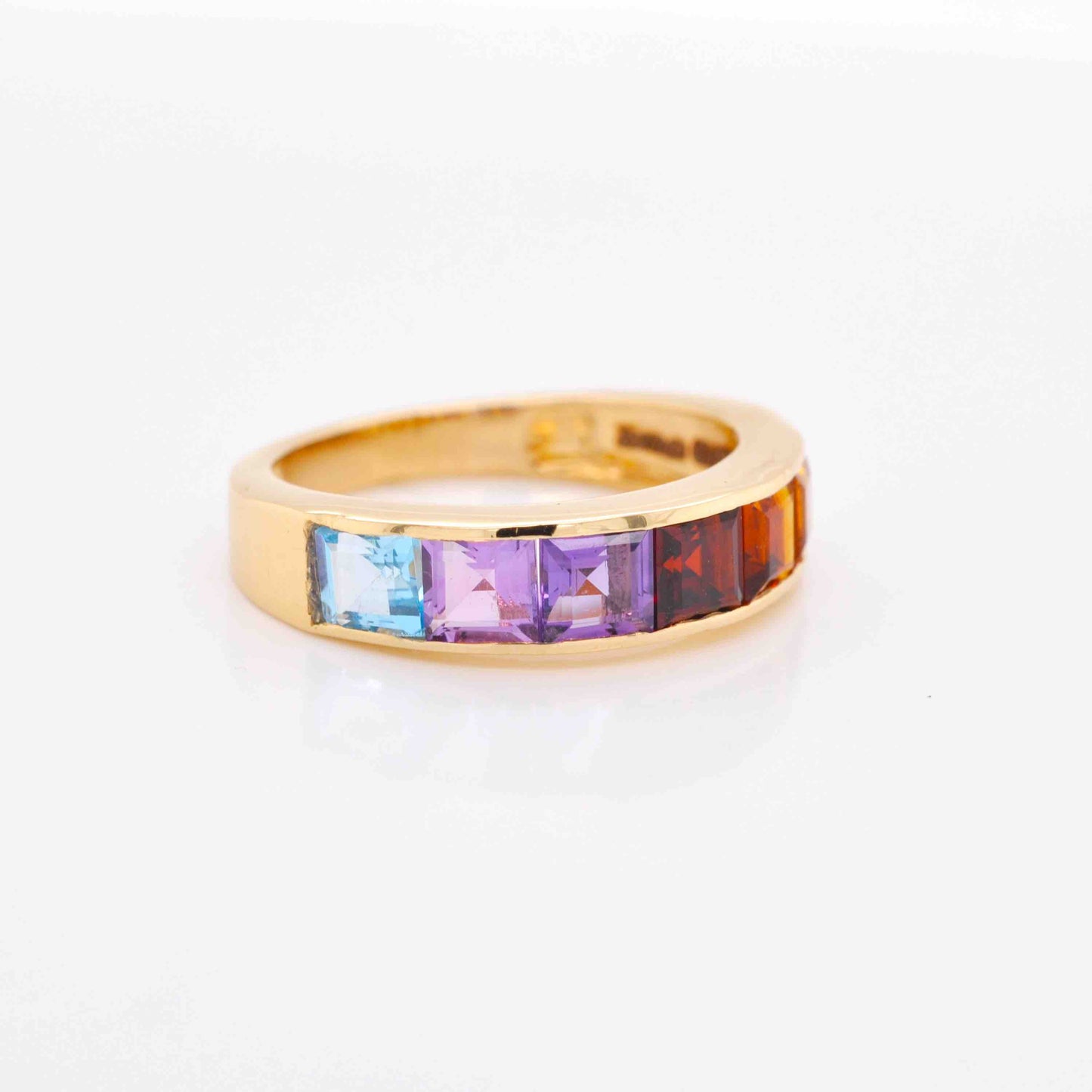 multicolor band ring