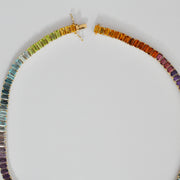 Rainbow Octagon Tennis Necklace