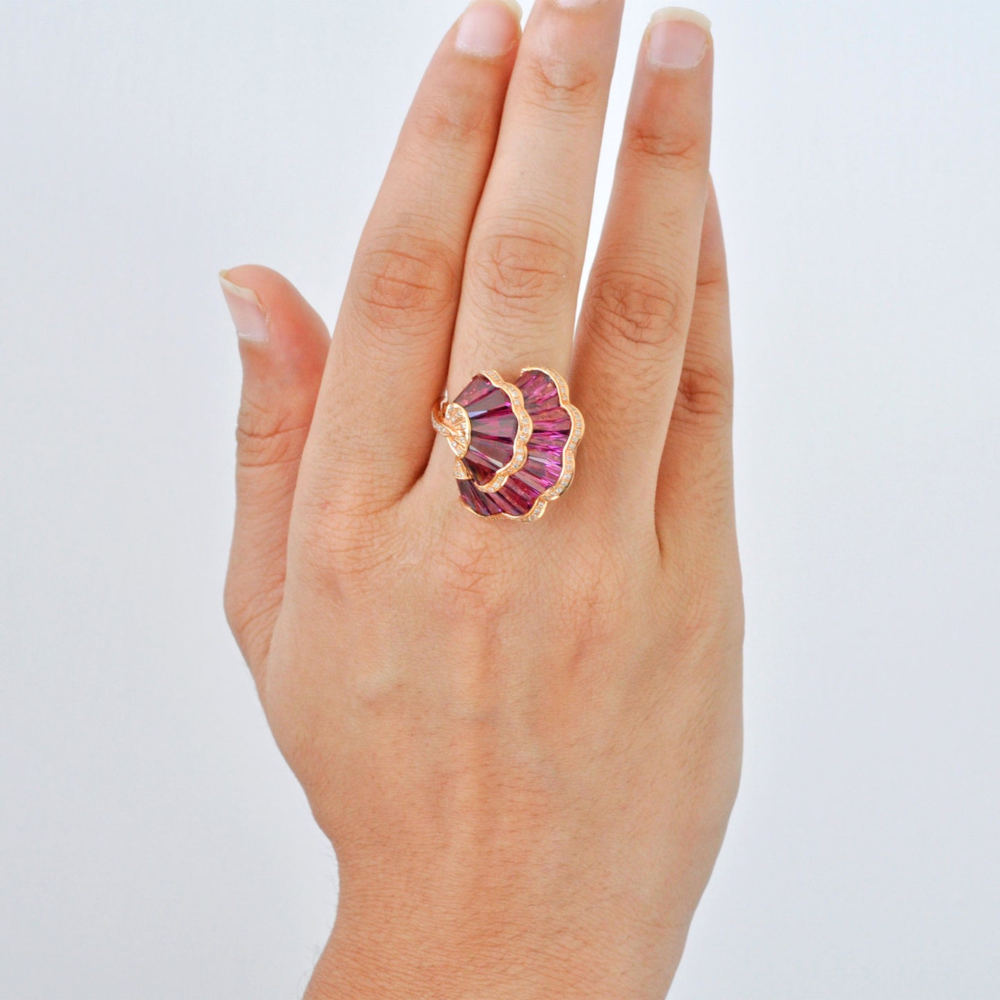 Rhodolite Ring