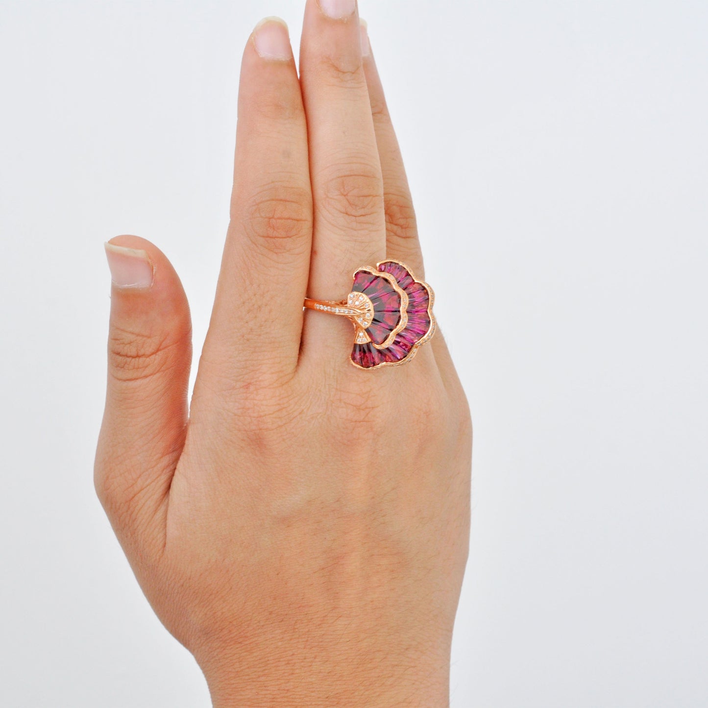 Rhodolite Ring