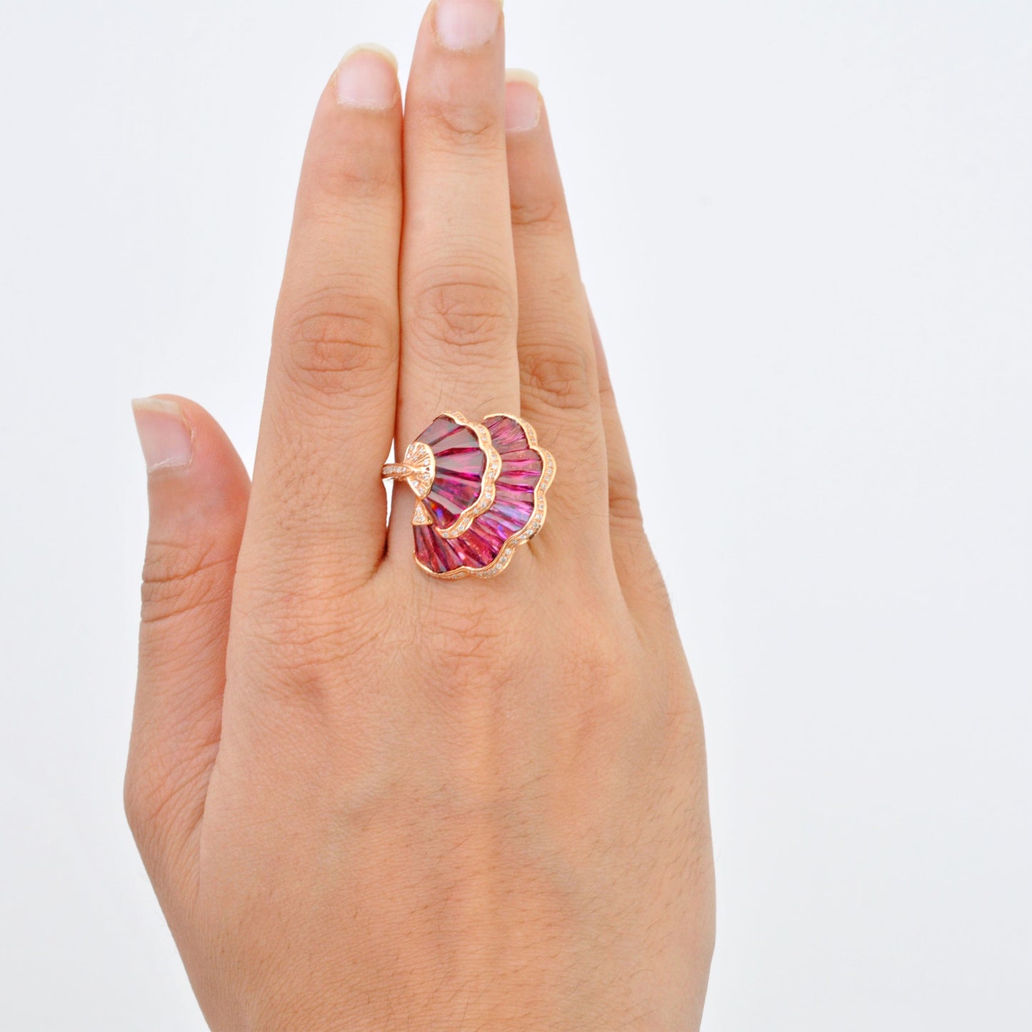Rhodolite Ring