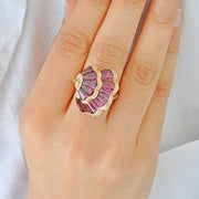 Rhodolite Ring
