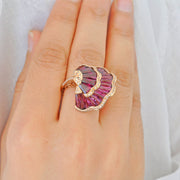 Rhodolite Ring