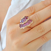 Rhodolite Ring