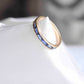 blue sapphire band rings designs 