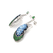 Butterfly Tsavorite Flutter Earrings