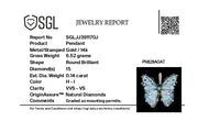 Butterfly Diamond Pendant