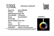 Circle Prong Pendant