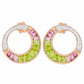 pink tourmaline earrings