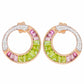 pink tourmaline earrings