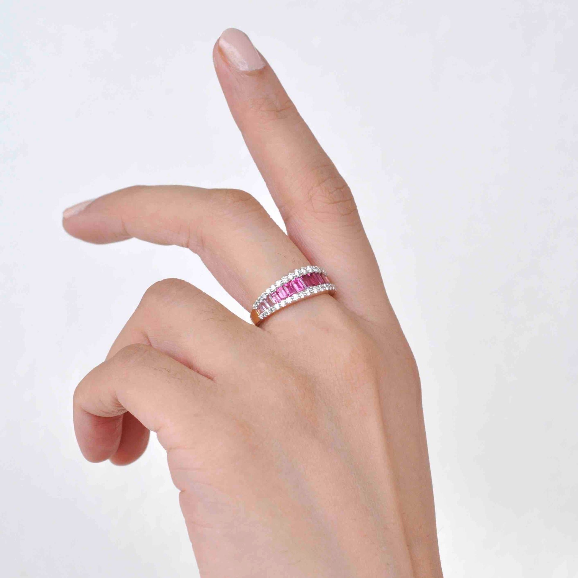 Pink Diamond Ring