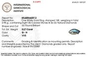 Sickle Blue Topaz Ring