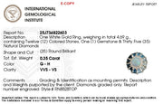 Jewelry report from the International Gemological Institute.