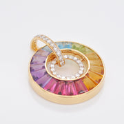 Circle Rainbow Pendant