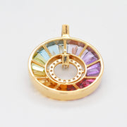 Circle Rainbow Pendant
