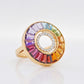 rainbow circle ring