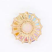 Circle Rainbow Ferris Wheel Pendant