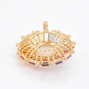 Circle Rainbow Ferris Wheel Pendant