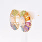 18K Gold Rainbow Ferris Wheel Diamond Earrings