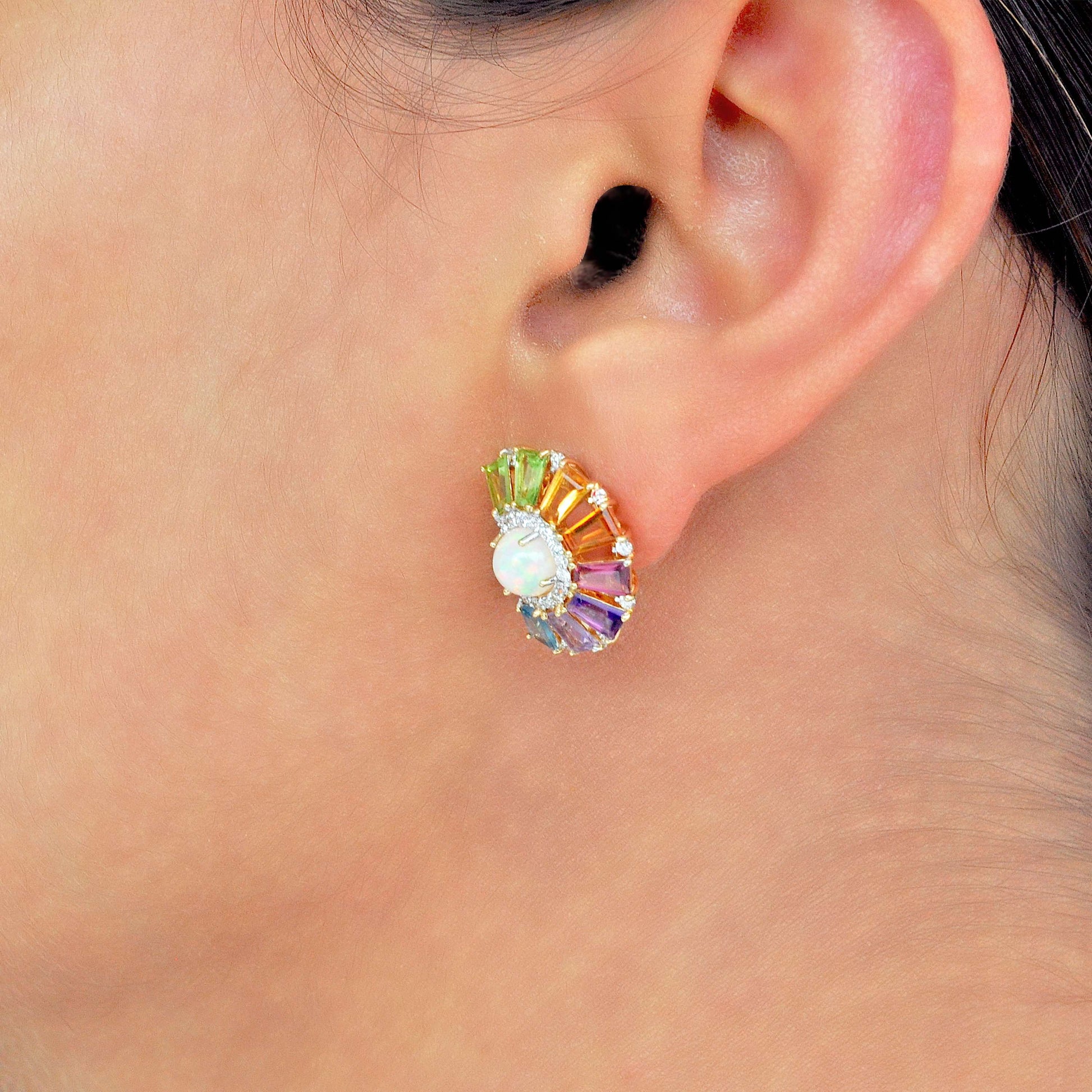 ferris wheel earrings