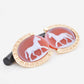 Hand-Carved Red Agate Horse Cameo Cufflinks