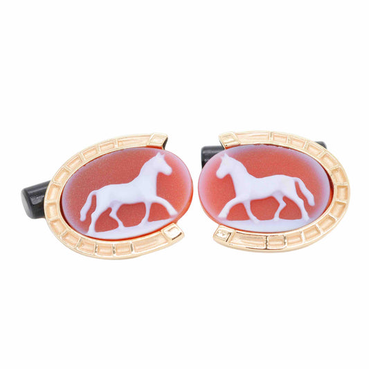 horse cufflinks