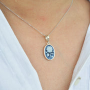 Cameo Flower Pendant