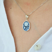 Cameo Flower Pendant