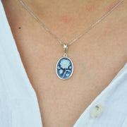 Cameo Flower Pendant