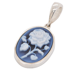 Cameo Flower Pendant