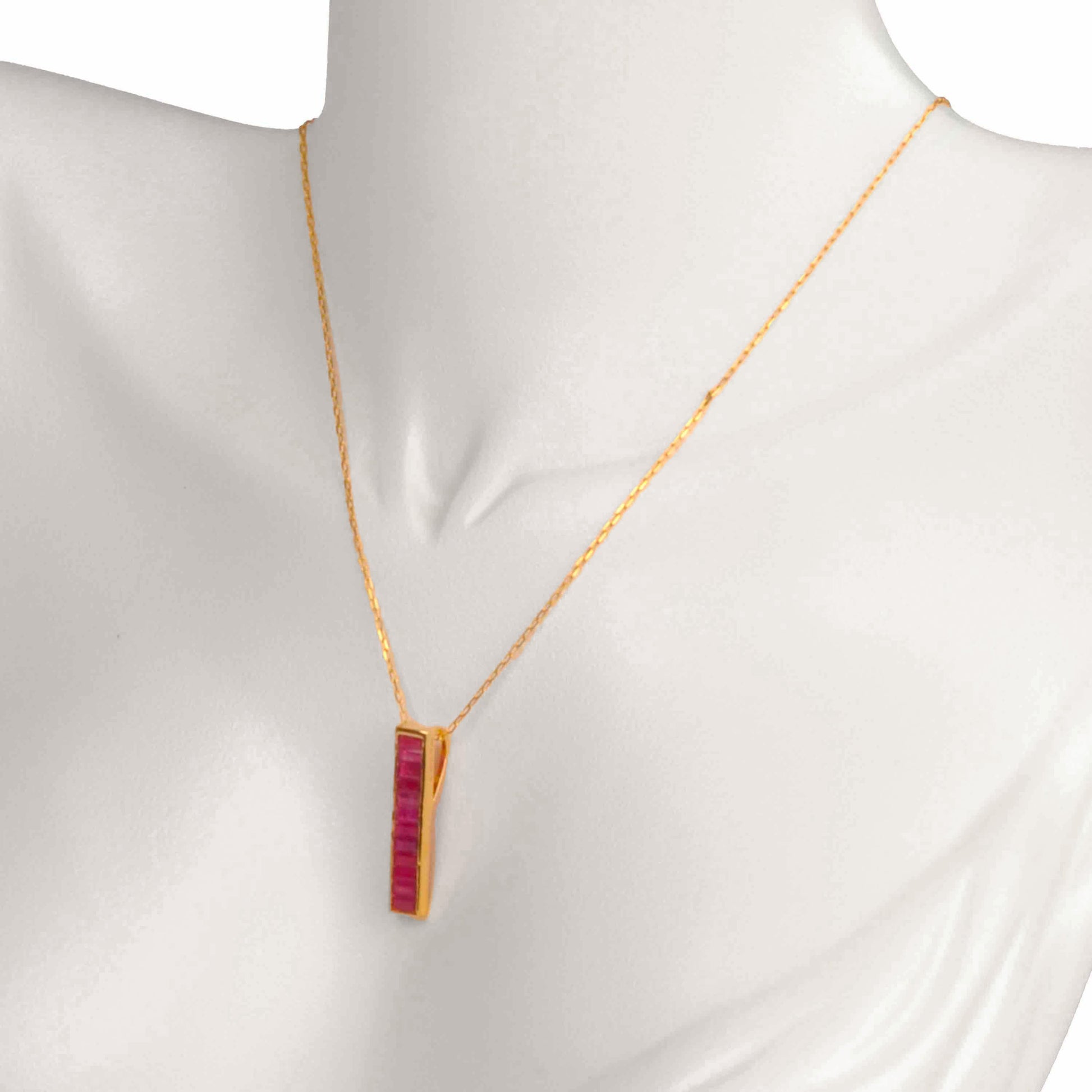 Red Bar Design Pendant