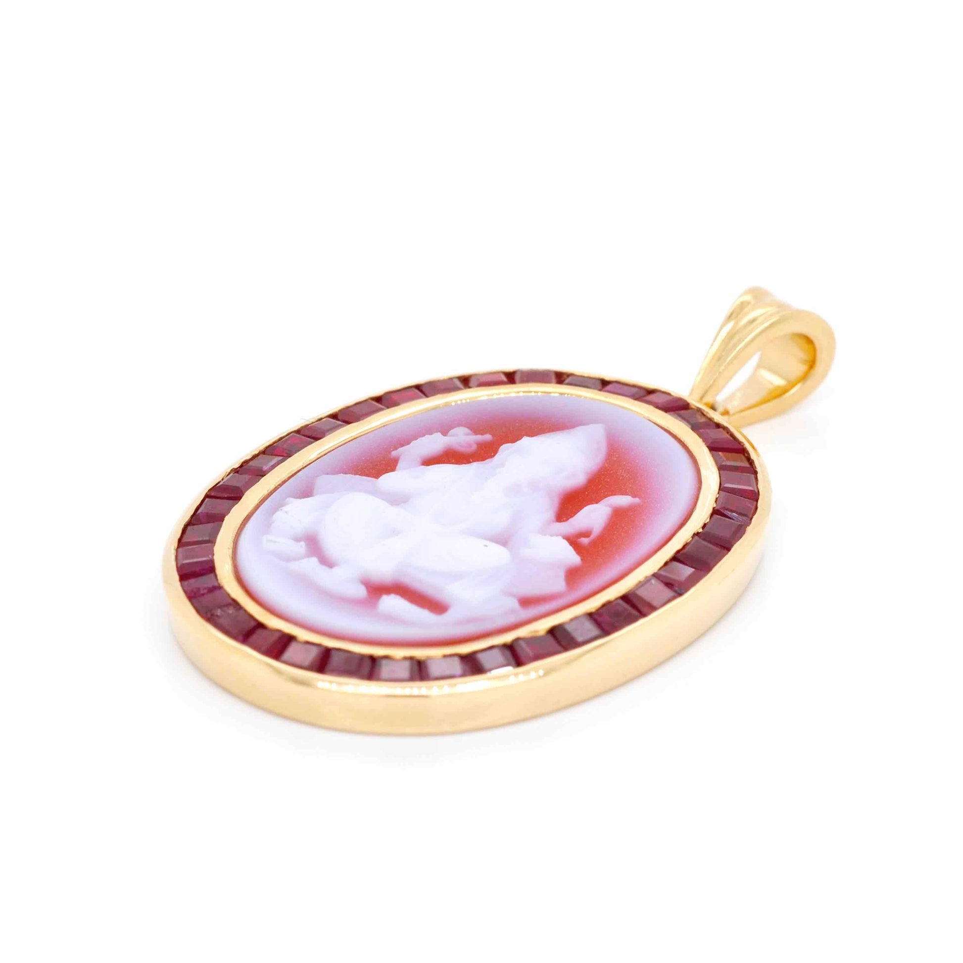 Ganesha cameo charm