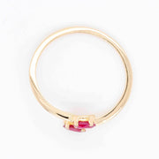 how to wear ruby ring
