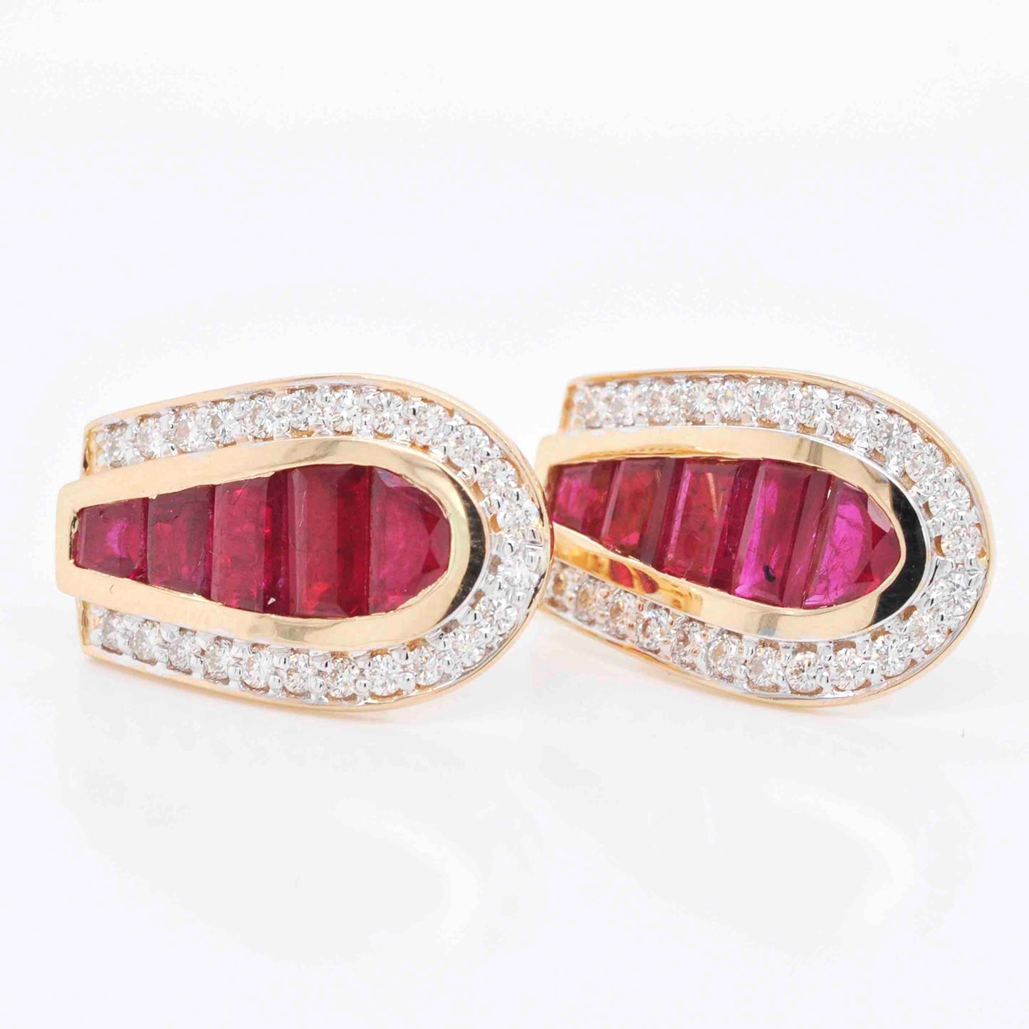 Natural ruby diamond jewelry
