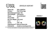 Circle Rainbow Curve Earrings