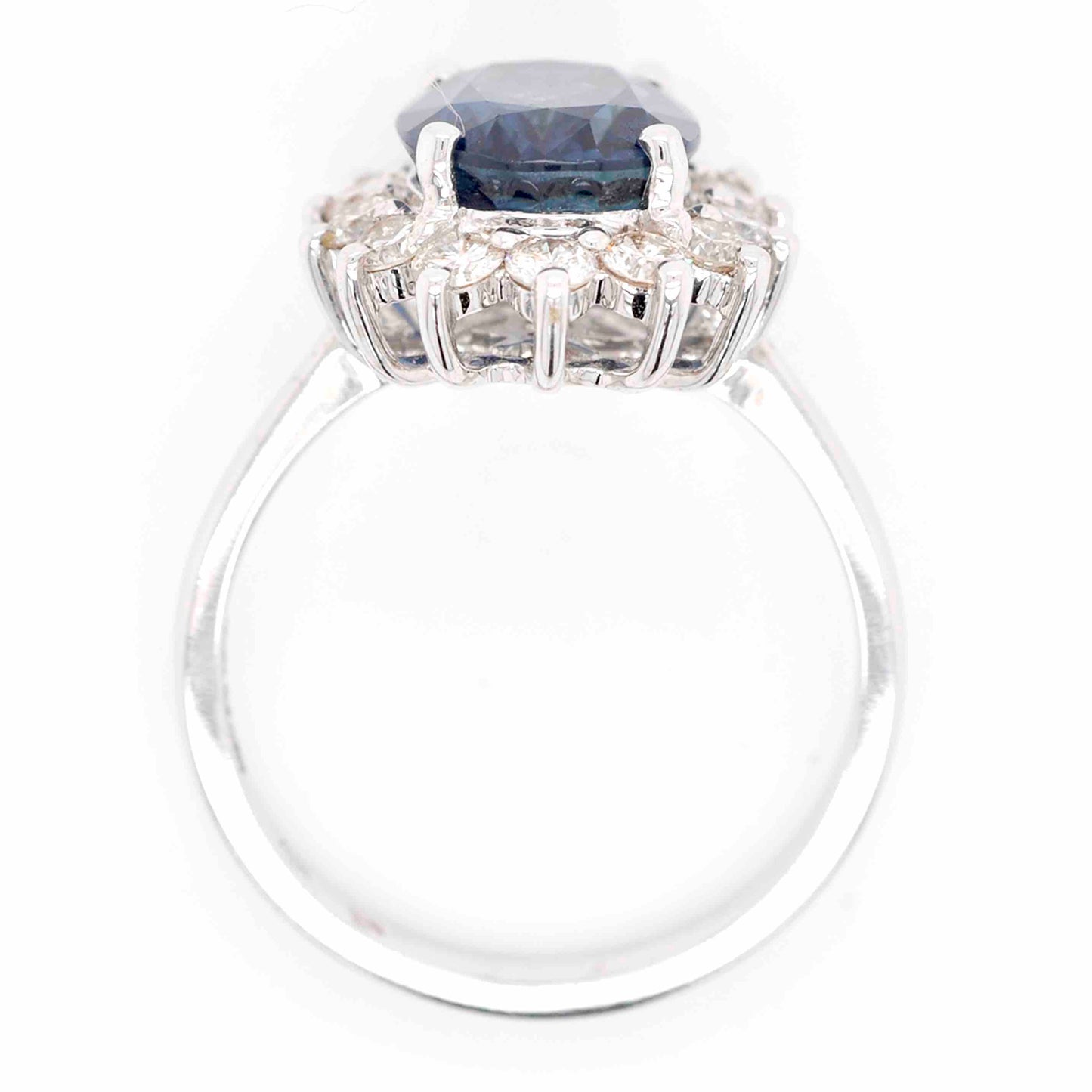 Blue Diamond Ring