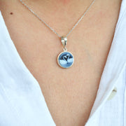 Cameo Swan Pendant