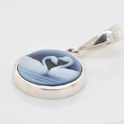 Cameo Swan Pendant