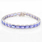 "Natural Tanzanite Tennis Line Bracelet "