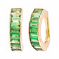 18K Gold Tsavorite Earrings