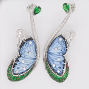 Butterfly Tsavorite Flutter Earrings