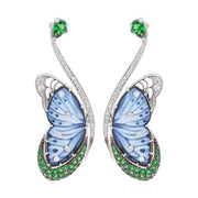 Butterfly Tsavorite Flutter Earrings